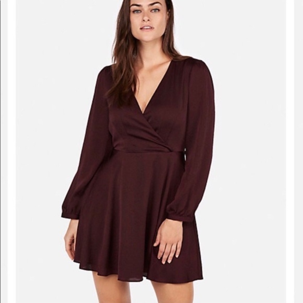 Express Fit and Flare Dress in Thornberry